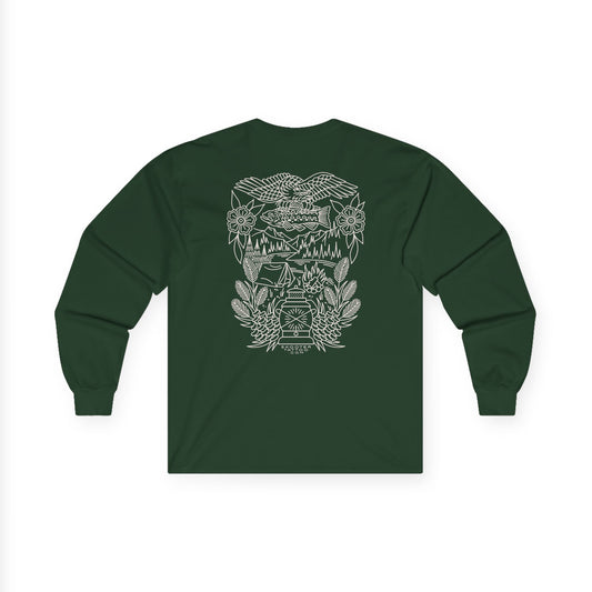 Camping Long Sleeve Tee
